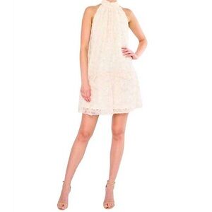 FLORA BEA Dress Tori 3D Floral Lace Bow Neck Dress Size S • NEW WITH TAGS •